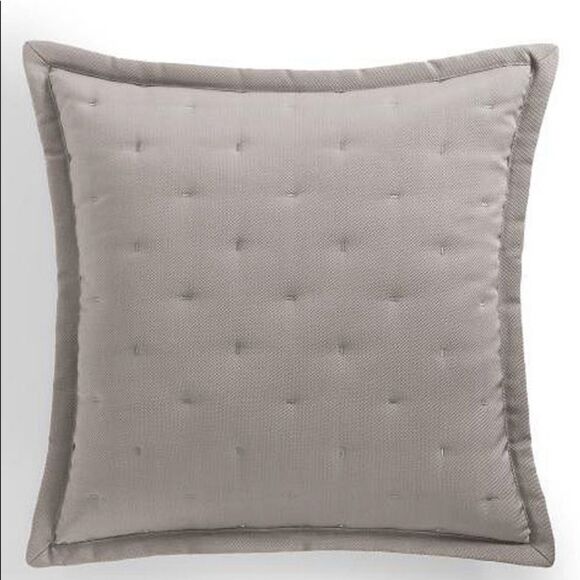 Honeycomb Trellis European Sham. Taupe - Picture 1 of 1